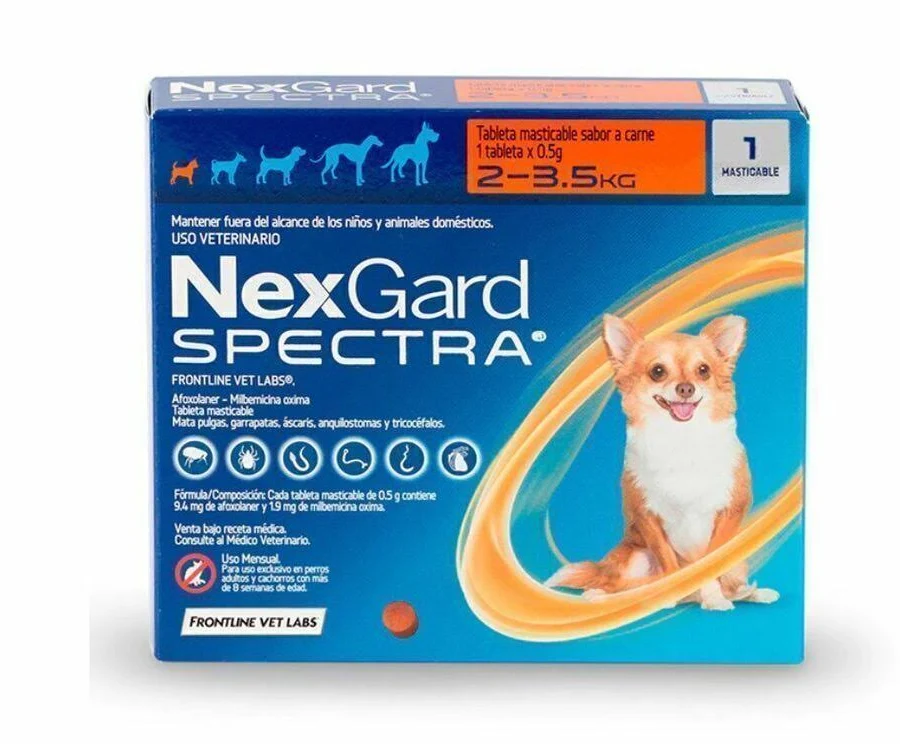 NEXGARD SPECTRA XS 2-3,5 KG.
