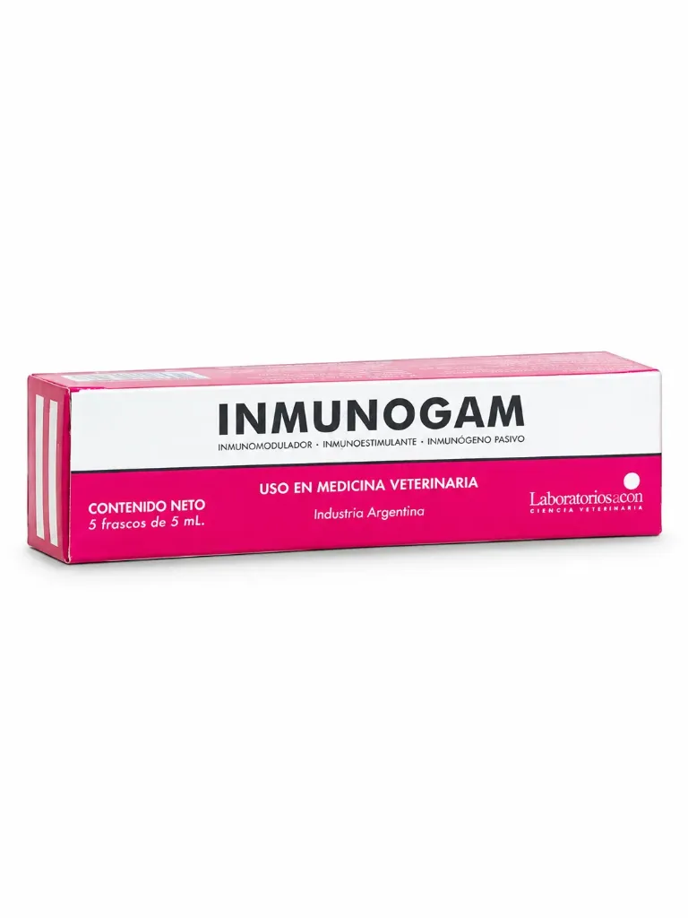 Inmunogam 5 ampollas x 5 ml (ATON)