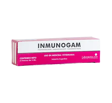 Inmunogam 5 ampollas x 5 ml