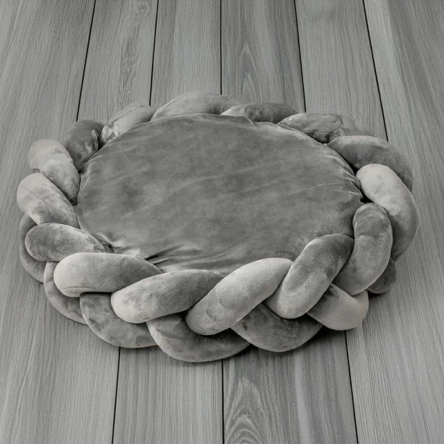 Knot Bed  60cm Grey