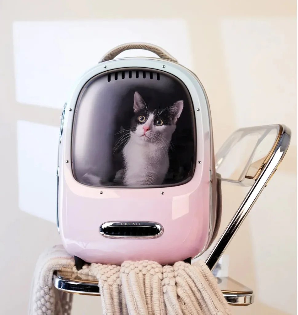 Breezy2 Smart Cat Carrier-Pink