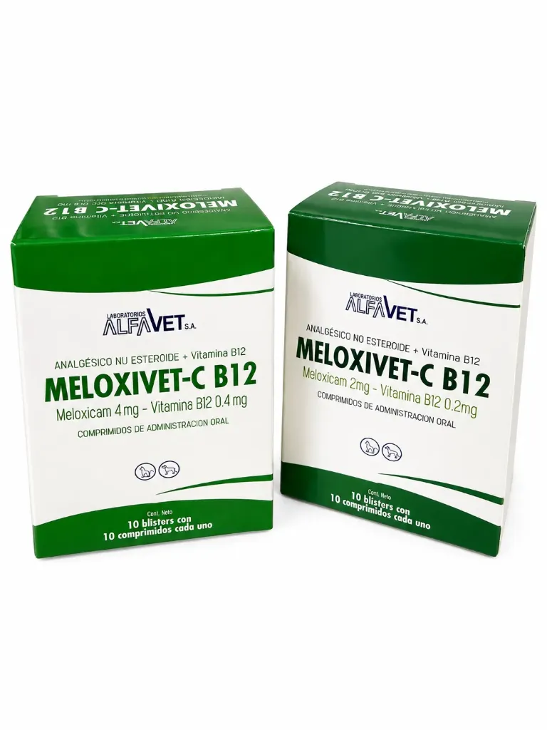 MELOXIVET-C B12 4 MG 100 COMP.(ALFAVET)